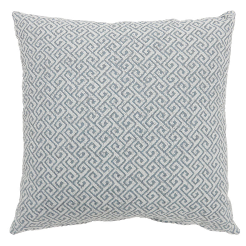 Housse de coussin carré et insert, H 18 po x l 18 po, Bleu
