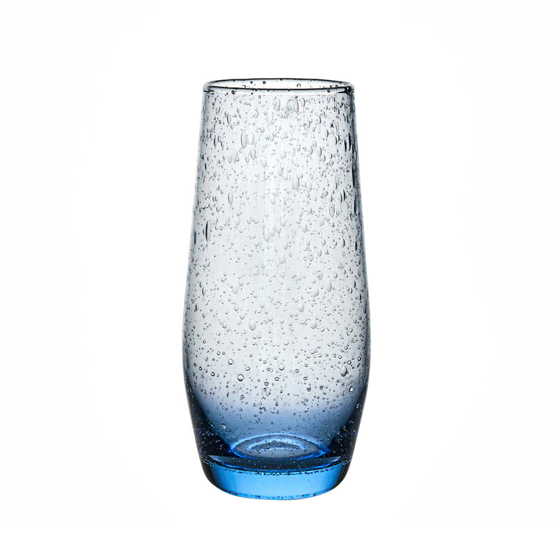 Provence Stemless Flute, Clear/Chambray