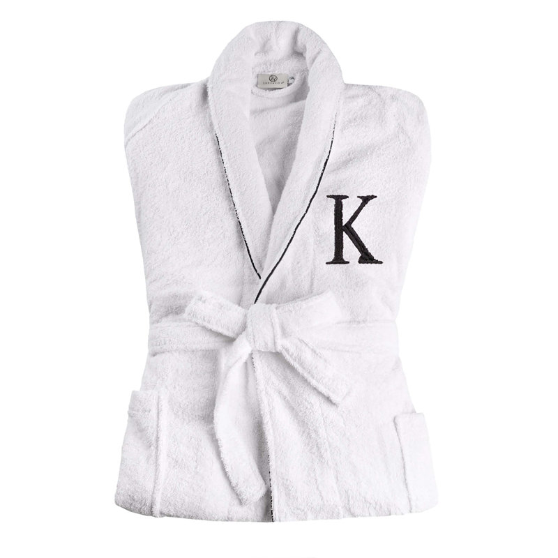 Peignoir mi-mollet unisexe avec poches 100% coton égyptien West Oak Lane, S / M, K