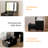3 In 1 Vanity Desk With Flip Top Mirror And Lights-928392212