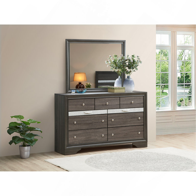 Madrid Dresser Gray, Gray
