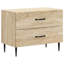 62cm W Manufactured Wood Bedside Table-2033568547