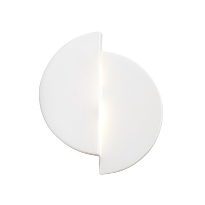 Tenny Single Light Ceramic Dimmable LED Flush Mounted Sconce