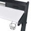 Bureau de jeu Bigga noir et blanc (sans la chaise)