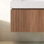 Armoire de salle de bain de luxe en noyer de 30 po Luxury