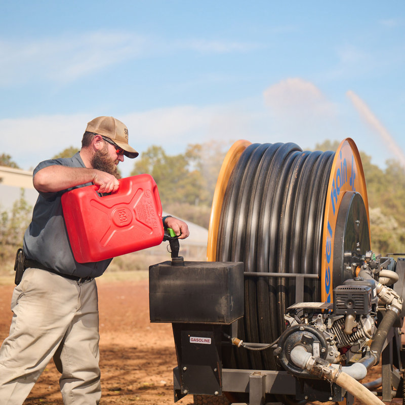 Scepter SmartControl Dual Handle Diesel Gas Container Jug, 5 Gal, 2 Pack, Red, Red