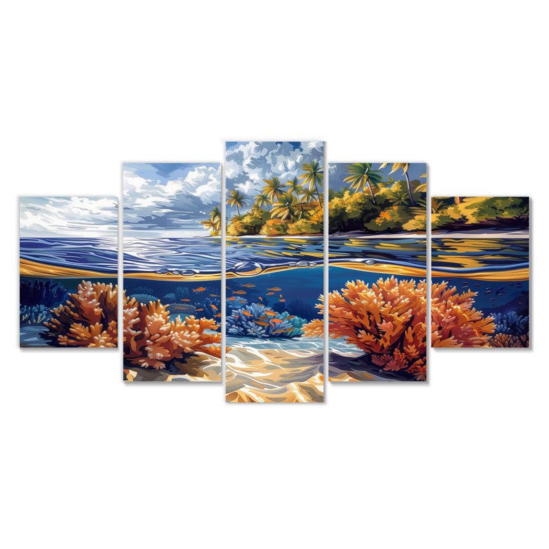 Sanabria - Coral Wall Decor Set