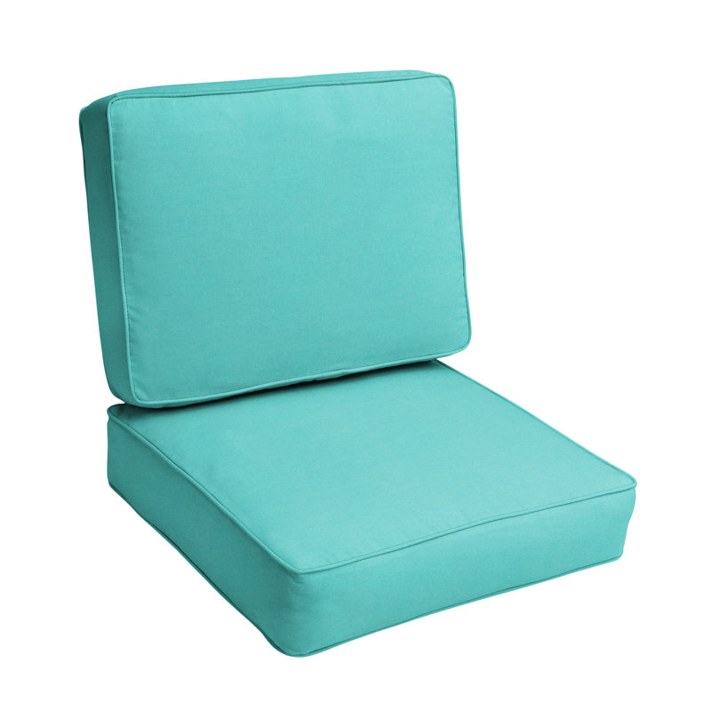 Coussin de siège / dossier Provo Sunbrella, Toile Sunbrella® Aruba, L 23,5 po x P 23 po