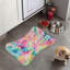 Art abstrait de peinture - Tapis d'alimentation en forme d'os