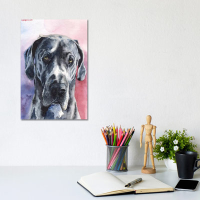 Great Dane III by George Dyachenko - Wrapped Canvas Print