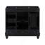Meuble-lavabo noir 36 po (lavabo non inclus)