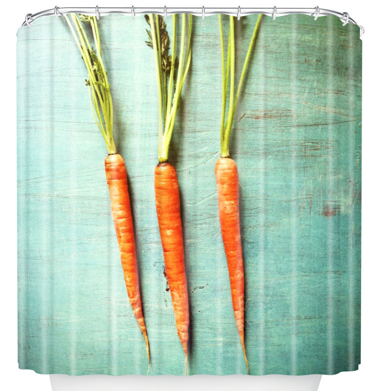 Rideau de douche simple manger votre legumes