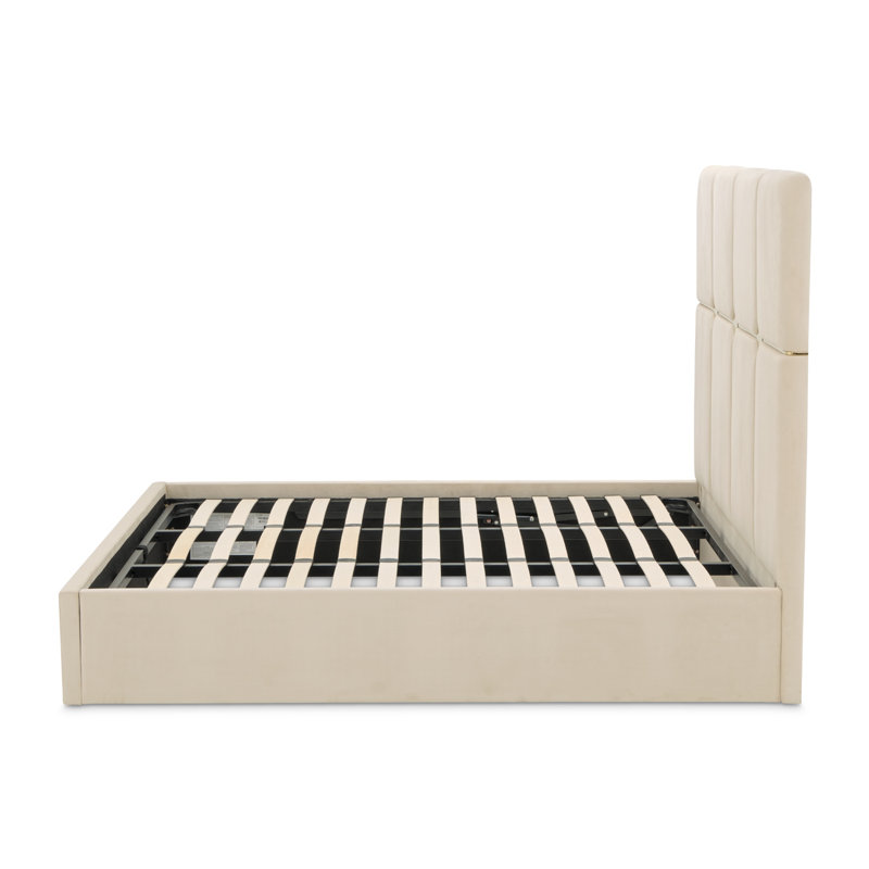 Zennia Velvet Bed, Queen