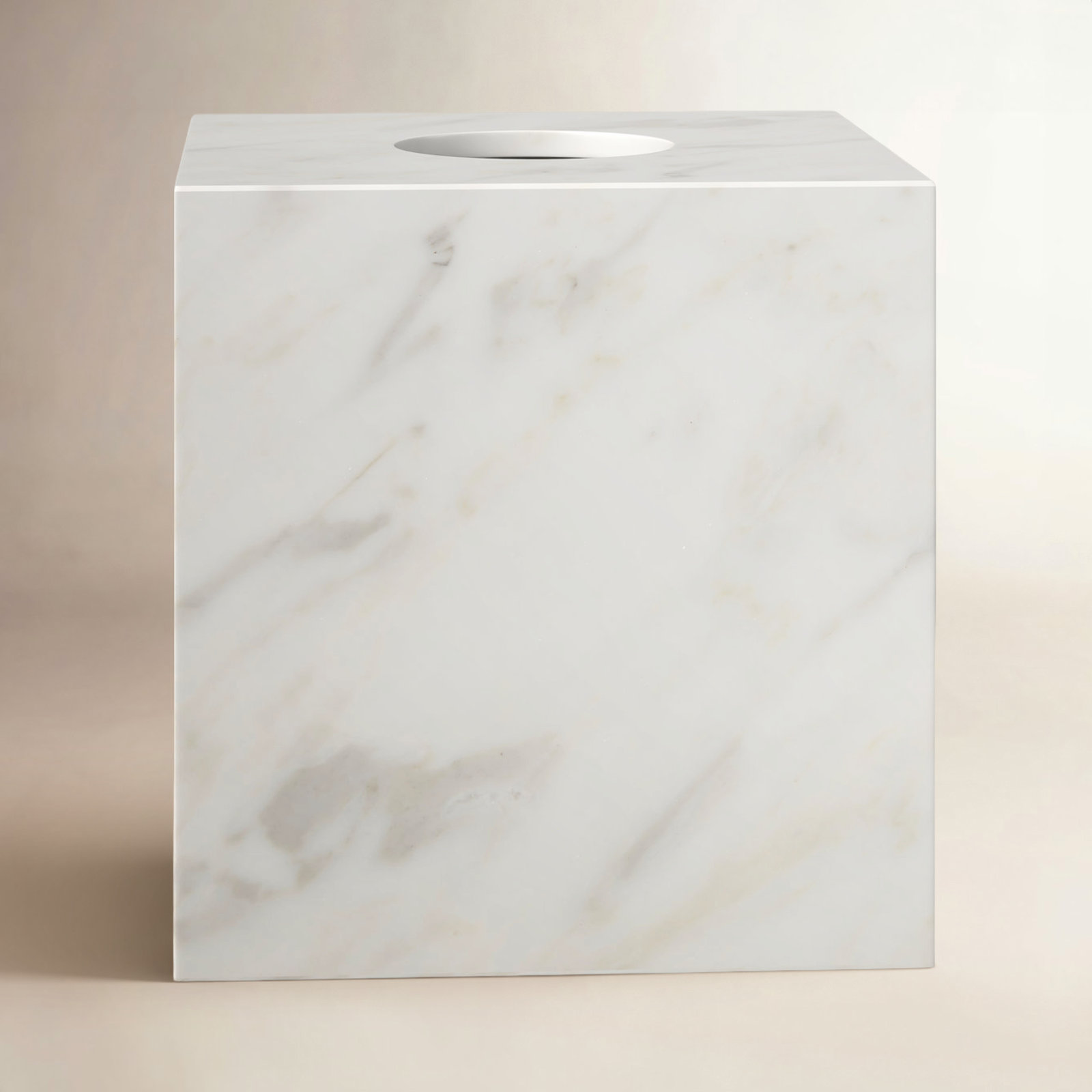 Nyla Marble Tissue Box Cover