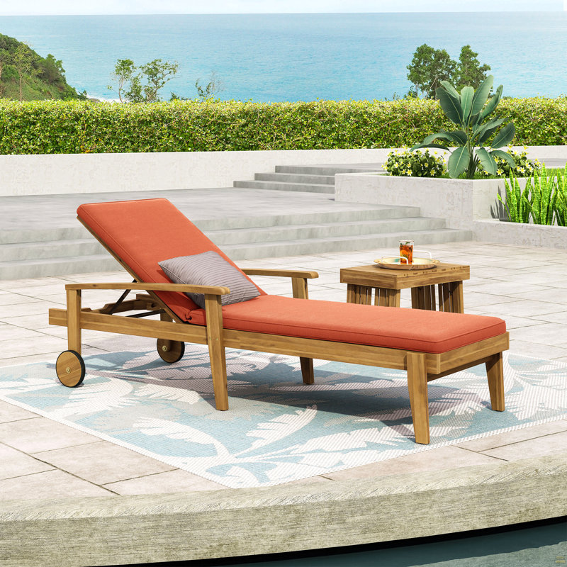 Chaise longue, Orange