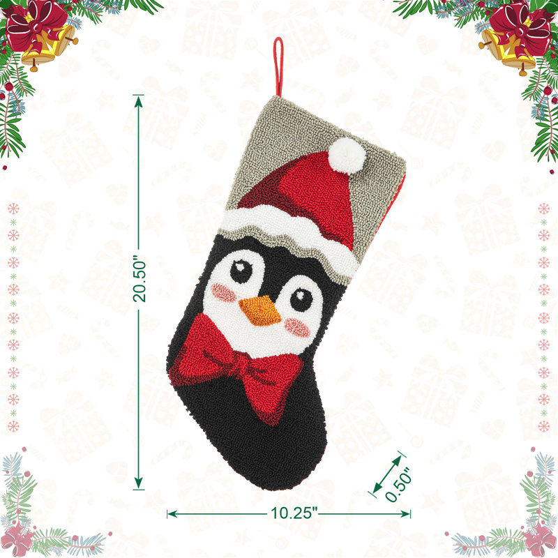 Chaussette de Noël pingouin
