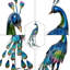 45.7cm Metal Birds Holiday Shaped Ornament