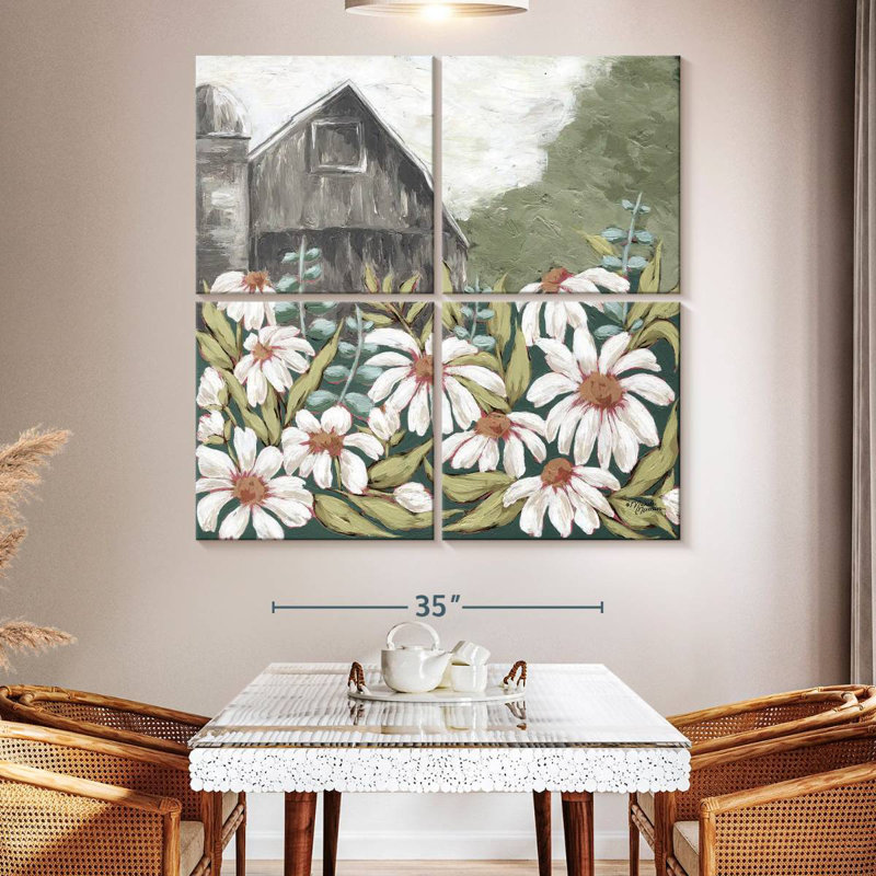 Harnek Summer On The Farm, 50" H x 50" W