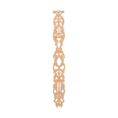 Applique en bois 17-1 / 4 po x 2 po x 3/8 po