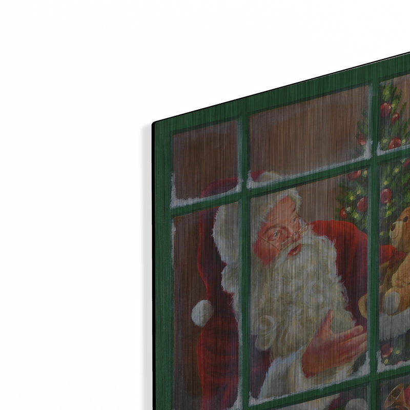 «Santa Window 3» par David Lindsley, H 16 po x l 12 po
