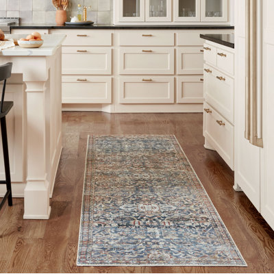 Chris Loves Julia x Loloi Jules Denim Spice Rug