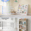 Wavy Wooden Front Facing Bookshelf-563844131