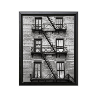Escalier sur le bâtiment de Manhattan