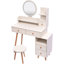 Meuble-lavabo moderne avec miroir et tabouret Modern