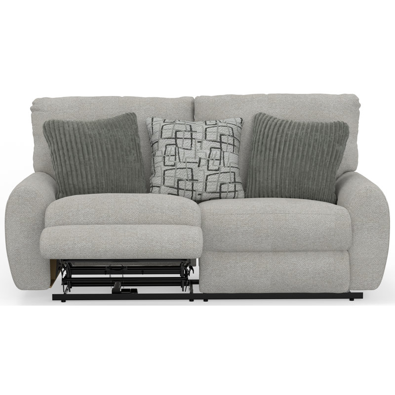 Causeuse inclinable électrique Beyla, Chenille crème