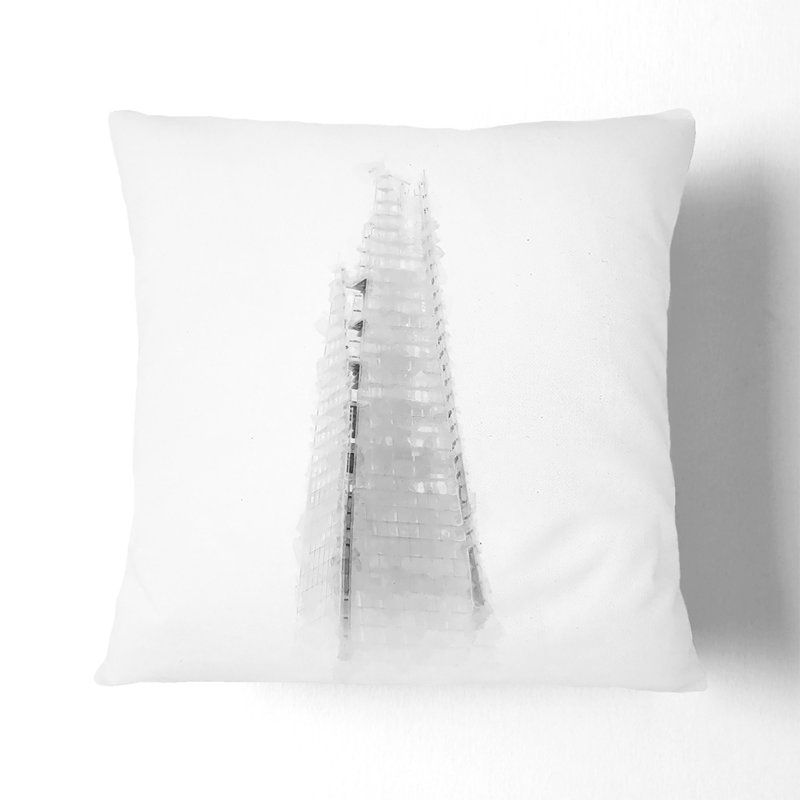 Square Throw Cushion, 40cm H x 40cm W x 15cm D