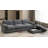 96.5'' Chenille Sectional Sofa with Storage Ottoman and Pockets,Adjustable Phone Holder,Wide Seat,4 Seat L Shaped Couch Set,Comfy Sofa with USB Charger for Living Room,Apartment-1723578904