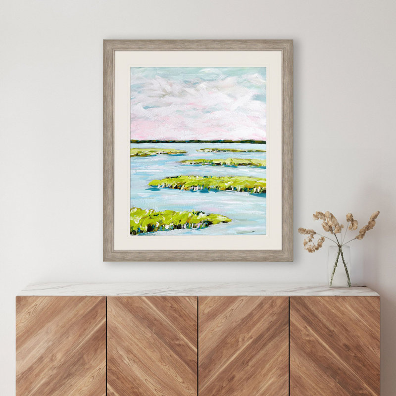 Early Morning Marsh Print by Devine Paragon