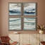 Tumultous Indigo I - ensemble de 4 peintures sur toile encadrées-60147983-60147986