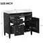 Meuble-lavabo moderne 36 po avec lavabo supérieur-433316406