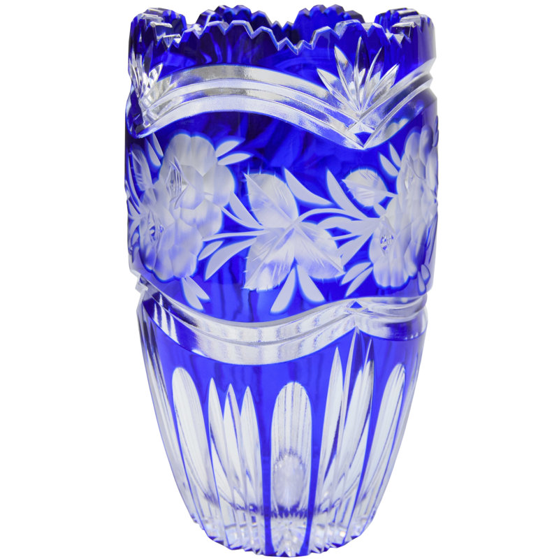 Handmade Crystal Table Vase