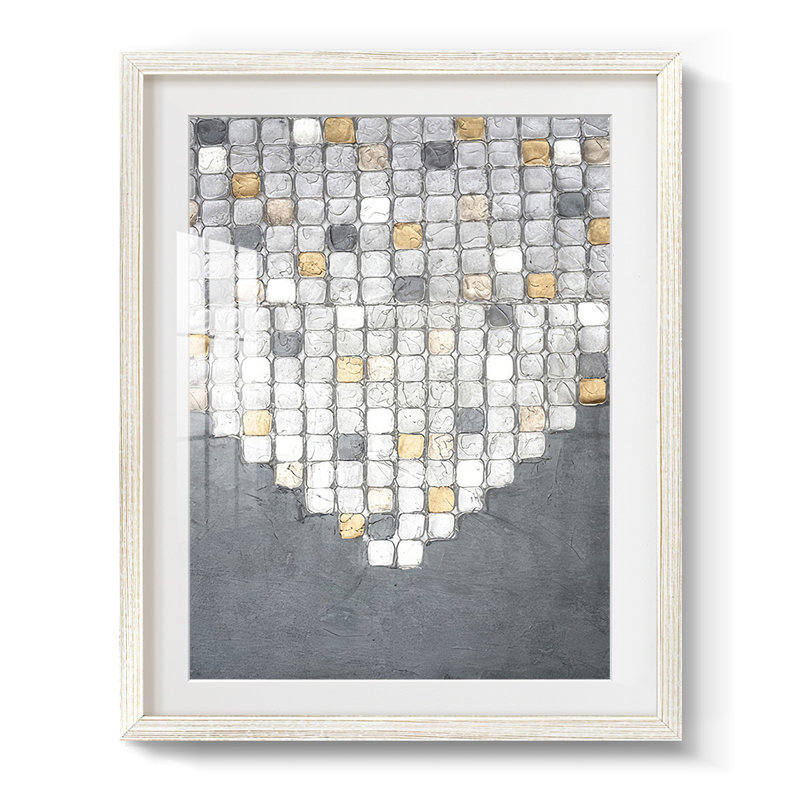 Échelle chromatique I - impression encadrée, H 28,5 po x l 20,5 po, Blanc