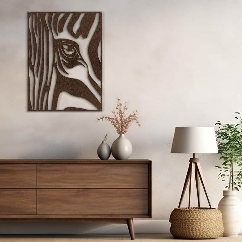 Wall Decor Metal, Bronze, 30" H x 20" W x 0.05" D