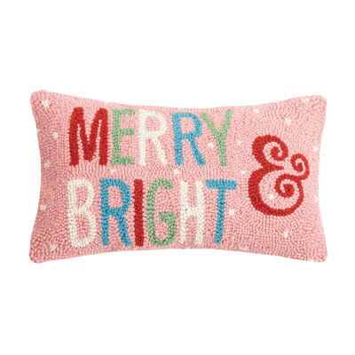  Housse de coussin rectangulaire en laine et insert
