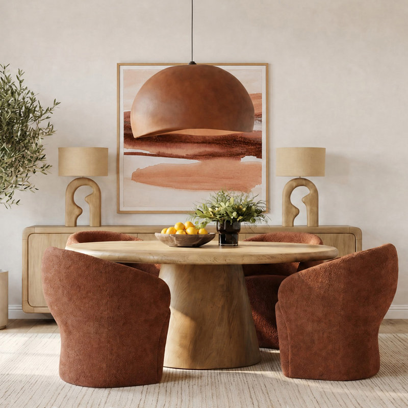 Alita Dining Chair Rust