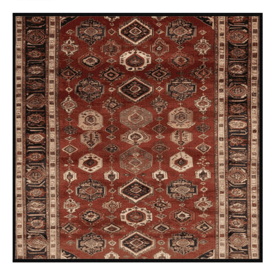 Tapis brun lavable à la machine