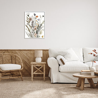 Bb-290-Feuilles de plantes modernes encadrées