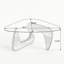 Table basse Mid-Century moderne en bois, style petite maison de campagne, brun