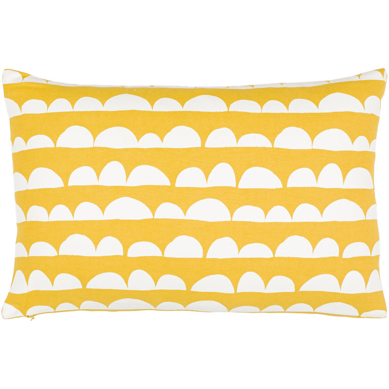 Lachen 100% Cotton Lumbar Rectangular Pillow, Down