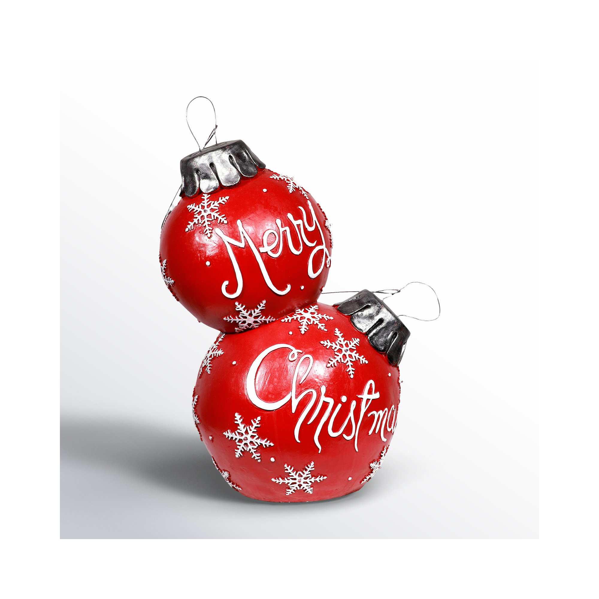 Merry Christmas Figurine, 30" H  x 16" W x 21" D