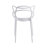 Plastic Dining Chair 4Pcs White-171655245