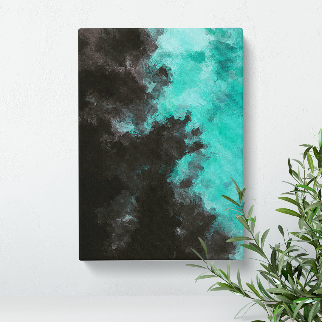 Dive Right In Abstract - Wrapped Canvas