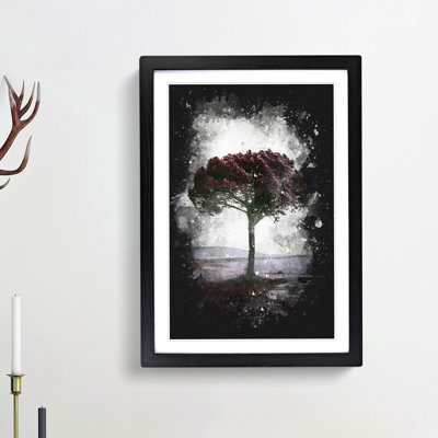 Tree in Tuscany Italy - Framed Print