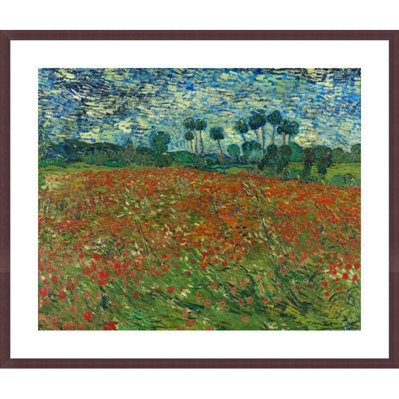 «Field with Poppies» par Vincent van Gogh, H 33,5 po x l 39,47 po