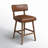Lando Swivel Upholstered Counter Stool with Solid Wood Frame-879970477-936197408