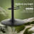 Swivel Adjustable Height Bar Stools with Back & Arms, Upholstered Counter Height Barstools-1882724378-1882724373